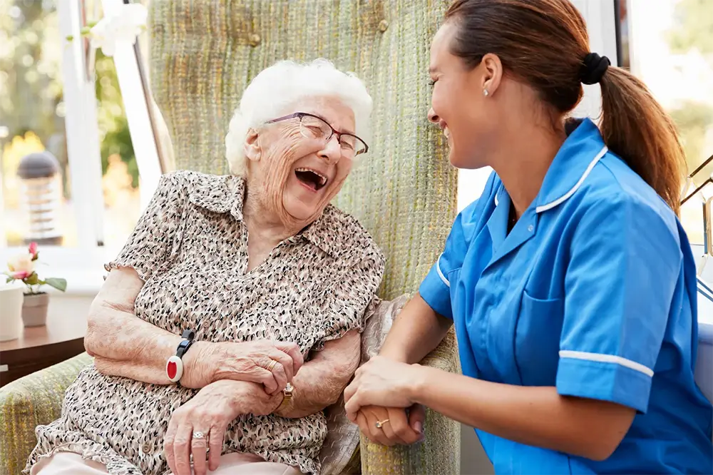 Photo of residents at St. Francis Senior Living Community